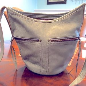 The Sak powder blue cross over hobo bag